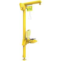 Halo Heat Trace Shower & Eye/Face Wash Unit, Pedestal - Bradley S19-304GAT