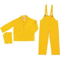 Classic Series Limited Flammability Rain Suit, X-Large, Yellow - Mcr Safety FR2003XL