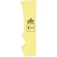 Manchon simple de s&eacute;curit&eacute; r&eacute;sistant &agrave; la coupure Cut Pro, Kevlar, 10", ASTM ANSI niveau A2, Jaune - Mcr Safety 9371TE