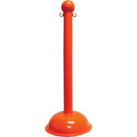 Heavy-Duty Stanchion, 40" High, Orange - Mr. Chain 99912