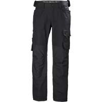 Oxford Work Pants, Cotton, Black, Size 44 - Helly Hansen 77468-990-44/30