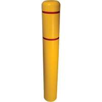 Couvre-bollard, 4" dia. x 54" l, Jaune - Slowstop 60-5231
