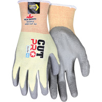 Cut Pro&reg; Cut Resistant Coated Gloves, X-Large, 15 Gauge, Polyurethane Coated, ASTM ANSI Level A2 - Mcr Safety 9693PUXL