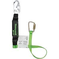 Miller&reg; HP Shock-Absorbing Lanyard, 4', Carabiner Center, Locking Snap Hook Leg Ends, Polyester - PIP Global Safety M1FSCA-WS4C