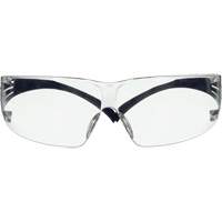 SecureFit 200 Series Safety Glasses, Clear Lens, Anti-Fog/Anti-Scratch, ANSI Z87+/Meets/Exceeds CSA Z94.3 - 3M SF201SGAF-BLU