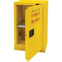 Flammable Storage Cabinet, 12 gal., 1 Door, 23" W x 35" H x 18" D - Zenith Safety Products 