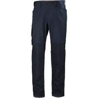 Oxford Service Pants, Poly-Cotton, Navy Blue, Size 30, 30 Inseam - Helly Hansen 77466-590-30/30