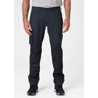 Oxford Service Pants, Poly-Cotton, Navy Blue, Size 30, 30 Inseam - Helly Hansen 77466-590-30/30