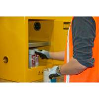 Flammable Storage Cabinet, 4 gal., 1 Door, 17" W x 22" H x 18" D - Zenith Safety Products 