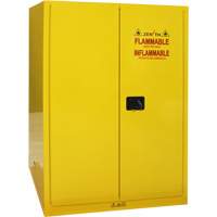 Armoire pour produits inflammables, 90 gal., 2 Porte(s), 43" La x 66" h x 34" p - Produits de sécurité Zenith 