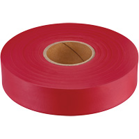 Ruban de signalisation Empire, 1" la x 600' lo, Rouge fluorescent - Empire Level 77-067