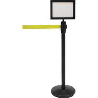 Sign Frame for Crowd Control Post, Black - Zenith Safety Products 