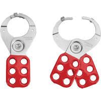 Tabbed Steel Lockout Hasp, Red - American Lock ALO802