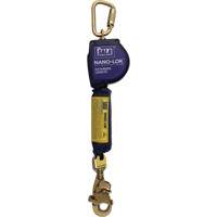 Nano-Lok Extended Length Self Retracting Lifeline, 10', Dyneema&reg;, Swivel - 3M DBI Sala Fall Protection 3101603