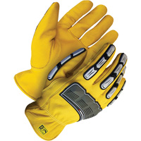 Deny Performance Gloves with Impact Protection, Small, Goatskin Palm, Slip-On Cuff - Bob Dale Gloves 20-1-10695-S