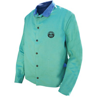 Veste de soudage Gander Brand Banox FR, Coton, T-Grand, Vert - Bob Dale Gloves 64-1-30C-XL