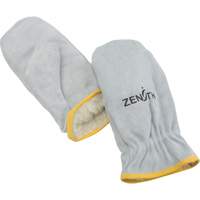 Mitaines dhiver en grain fendu doubl&eacute;es de boa, Taille Taille unique, Mitaine - Produits de sécurité Zenith 