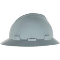Casque de s&eacute;curit&eacute; &agrave; fente et bordure compl&egrave;te V-Gard, R&eacute;pond aux normes CSA type 1, Suspension Glissement rapide, Non ventil&eacute; - MSA 10058319