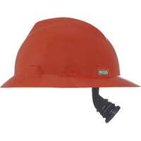 V-Gard&reg; Slotted Full-Brim Hardhat, Meets CSA Type 1, Ratchet Suspension, Non-Vented - MSA 496075