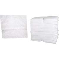 Feuilles absorbantes p&eacute;trochimiques, Huile seulement, 19" x 17", 38,7 gal. d'absorption - 3M HP-156