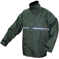 Journeyman Waterproof Jacket, Nylon, Medium, Green - Viking 3305J-M