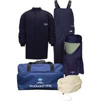 Ensemble de v&ecirc;tements grand contre l'arc &eacute;lectrique avec capuchon &agrave; lev&eacute;e avant Arcguard Revolite, 40 cal/cm² - Enespro KIT4SC40NGLG