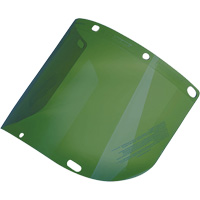 Dynamic Formed Faceshield, Polycarbonate, Green Tint - PIP Global Safety EP815PFGT/60