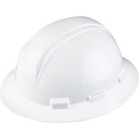 North&reg; Kilimanjaro Full Brim Hardhat, Meets CSA Type 1, Ratchet Suspension, Vented - PIP Global Safety HP641RV-01