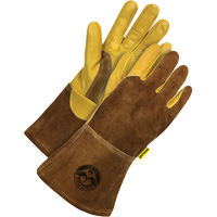 Welder's Gloves, Grain Cowhide, Size X-Large - Bob Dale Gloves 60-1-1818KV-XL