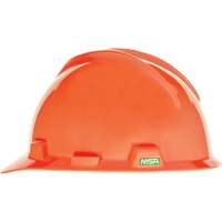 Casque de s&eacute;curit&eacute; &agrave; fentes V-Gard, R&eacute;pond aux normes CSA type 1, Suspension Rochet, Non ventil&eacute; - MSA 489364