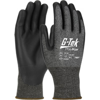 G-Tek&reg; PolyKor&reg; X7 Cut Resistant Gloves, Medium, 18 Gauge, Polyurethane Coated, ASTM ANSI Level A7/EN 388 Level F - PIP Global Safety GP16377/M