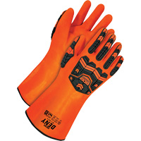 Gants r&eacute;sistants aux produits chimiques Deny, Taille 10, 14" lo, PVC, Doublure en Tissu &eacute;ponge - Bob Dale Gloves 99-1-504-10