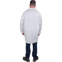 Sarraus de laboratoire de protection, Microporeux, Blanc, Moyen - Produits de sécurité Zenith 