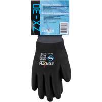 ZX-30° Premium Coated Gloves, Large, Foam PVC Coating, 15 Gauge, Nylon Shell - Zenith Safety Products 
