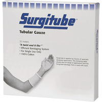 Surgitube Tubular Gauze, Roll, 65-1/2' L x 1-1/2" W, Medical Device Non-Medical - Safecross 31648