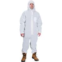 Combinaison à capuchon, Grand, Blanc, SMS SGX190 | SCN Industrial