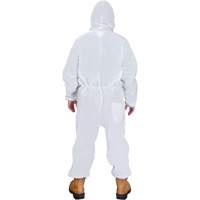 Combinaison à capuchon, Grand, Blanc, SMS SGX190 | SCN Industrial