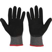 Winter Dipped Gloves, Medium, 13 Gauge, Rubber Latex Coated, ASTM ANSI Level A5 - Milwaukee 48-73-7951