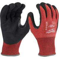 Dipped Cut-Resistant Gloves, Large, 15 Gauge, Nitrile Coated, ASTM ANSI Level A4 - Milwaukee 48-22-8947