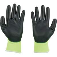 High Visibility Dipped Gloves, Small, 15 Gauge, Polyurethane Coated, ASTM ANSI Level A1 - Milwaukee 48-73-8910