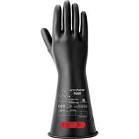 Electrical Insulating Gloves, ASTM Class 0, Size 10, 11" L - ActivArmr RIG011B100