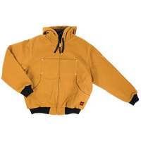 Hooded Duck Bomber Jacket, Men's, X-Large (Tall), Brown - Tough Duck WJ303-BROWN-XLT