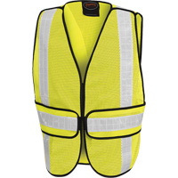 592B Gilet &agrave; mailles tout usage, Jaune lime haute visibilit&eacute;, Polyester - Pioneer V1030460-O/S