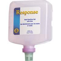 Gel d&eacute;sinfectant pour les mains &agrave; l'alo&egrave;s Response, 1000 ml, Bouteille &agrave; pompe, 70 % alcool - Grime Eater 88-80