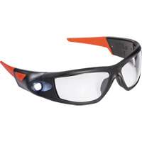 Lunettes de s&eacute;curit&eacute; &agrave; faisceau d'inspection rechargeable SPG500, Lentille Transparent, ANSI Z87+ - Coast 30376