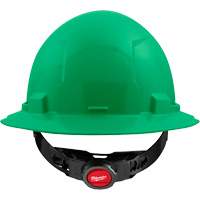 Casque de s&eacute;curit&eacute; &agrave; bord complet, R&eacute;pond aux normes CSA type 1, Suspension Rochet, Non ventil&eacute; - Milwaukee 48-73-1107