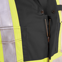 7702BK Combinaison ignifuge et r&eacute;sistant &agrave; l'arc &eacute;lectrique 88/12 FR-Tech, Taille 36, Noir, 9,7 cal/cm² - Pioneer V2540470-36