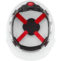Casque de s&eacute;curit&eacute; &agrave; bordure avant, R&eacute;pond aux normes CSA type 1, Suspension Rochet, Ventil&eacute; - Milwaukee 48-73-1200