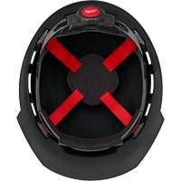 Casque de s&eacute;curit&eacute; &agrave; bordure avant, R&eacute;pond aux normes CSA type 1, Suspension Rochet, Ventil&eacute; - Milwaukee 48-73-1210