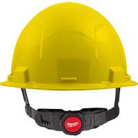 Casque de s&eacute;curit&eacute; &agrave; bordure avant, R&eacute;pond aux normes CSA type 1, Suspension Rochet, Non ventil&eacute; - Milwaukee 48-73-1122